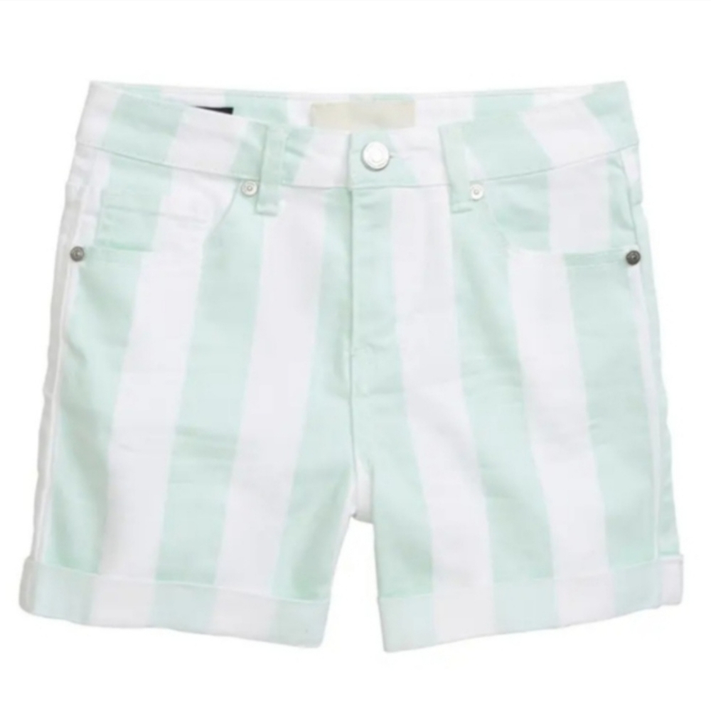 Habitual Girl Mint/White stripe shorts
